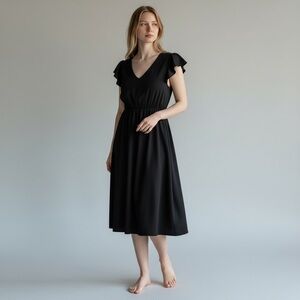 NWT Doralice by Manila Grace Cotton Ruffle Dress - Made in Italy